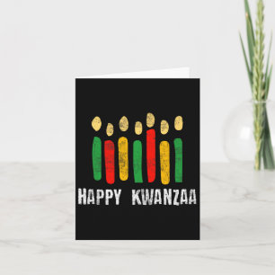 Happy Kwanzaa Kinara Seven Candles Principles of K Karte