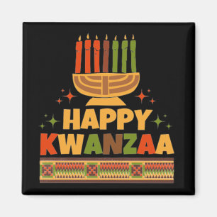 Happy Kwanzaa Magnet