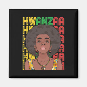 Happy Kwanzaa Pan Afrikanischer Stolz Schwarze Fra Magnet