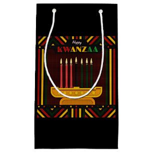 Happy Kwanzaa PopArt Kleine Geschenktüte