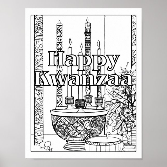 Happy Kwanzaa Poster (Vorne)