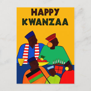 Happy Kwanzaa Postkarte