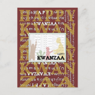 Happy Kwanzaa Postkarte