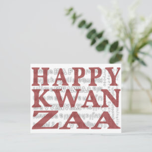Happy Kwanzaa Postkarte