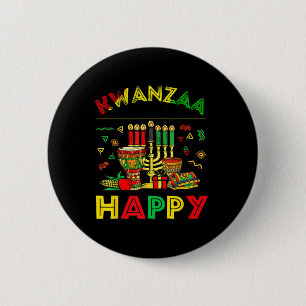 Happy Kwanzaa Sieben Prinzipien von Kwanzaa Frauen Button