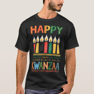 Happy Kwanzaa Sieben Prinzipien von Kwanzaa Men Wo T-Shirt