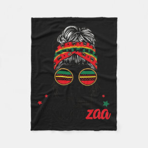 Happy Kwanzaa Sieben Prinzipien von Kwanzaa Messy  Fleecedecke
