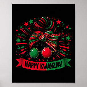 Happy Kwanzaa Sieben Prinzipien von Kwanzaa Messy  Poster