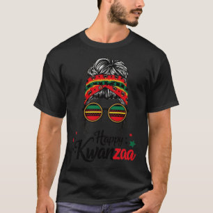 Happy Kwanzaa Sieben Prinzipien von Kwanzaa Messy T-Shirt