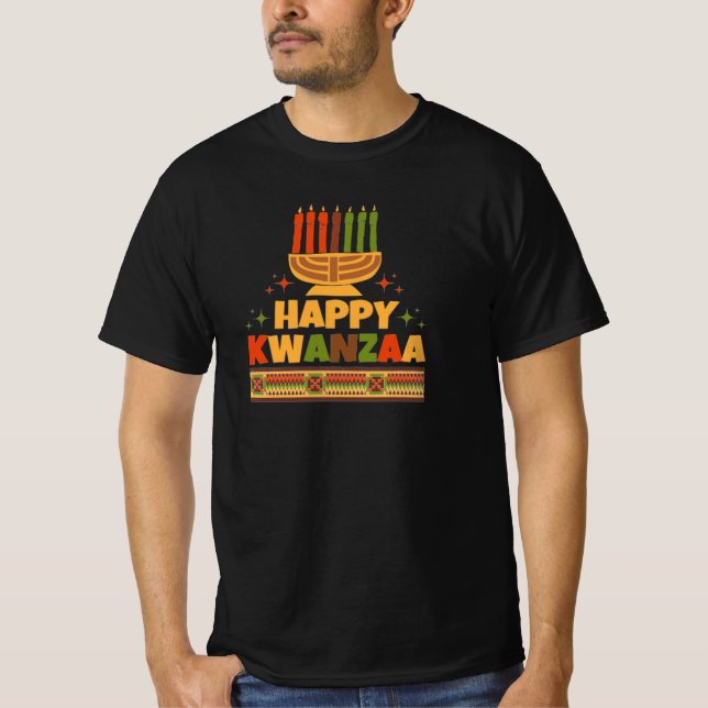 Happy Kwanzaa T - Shirt (Vorderseite)