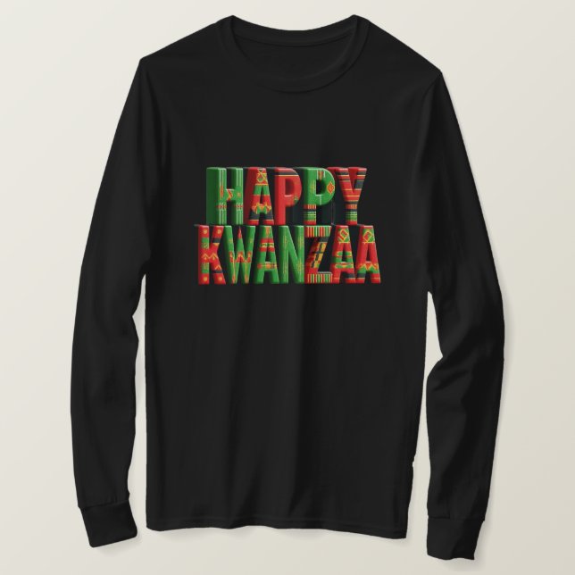 Happy Kwanzaa T-Shirt (Design vorne)