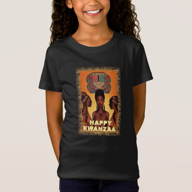 Happy Kwanzaa Tarot Card Shirt, Black Family Shirt (Vorderseite)