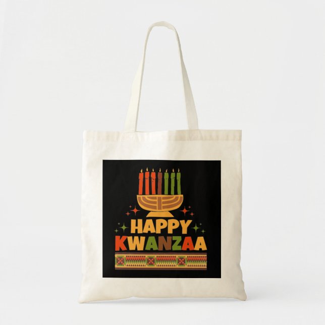 Happy Kwanzaa Tragetasche (Vorne)