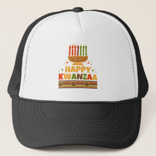 Happy Kwanzaa Truckerkappe