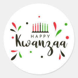 Happy Kwanzaa Umschlag Aufkleber Sticker