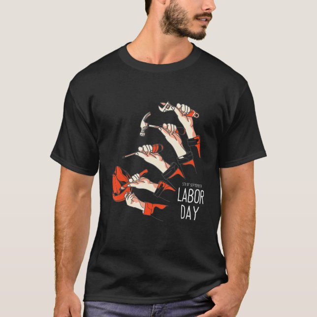 Happy Labor Day Patriot Happy Labour Day for Men W T-Shirt (Vorderseite)