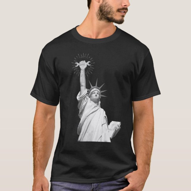 Happy Labor Day Shirt Statue of Liberty Labor Day  (Vorderseite)