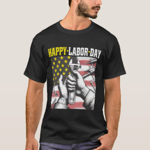 Happy Labour Day einzigartig Arbeitszeitgestaltung T-Shirt