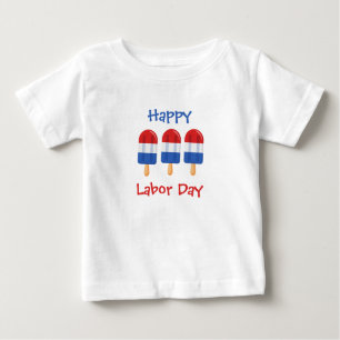 Happy Labour Day Eis Pop Kleinkind T Shirt