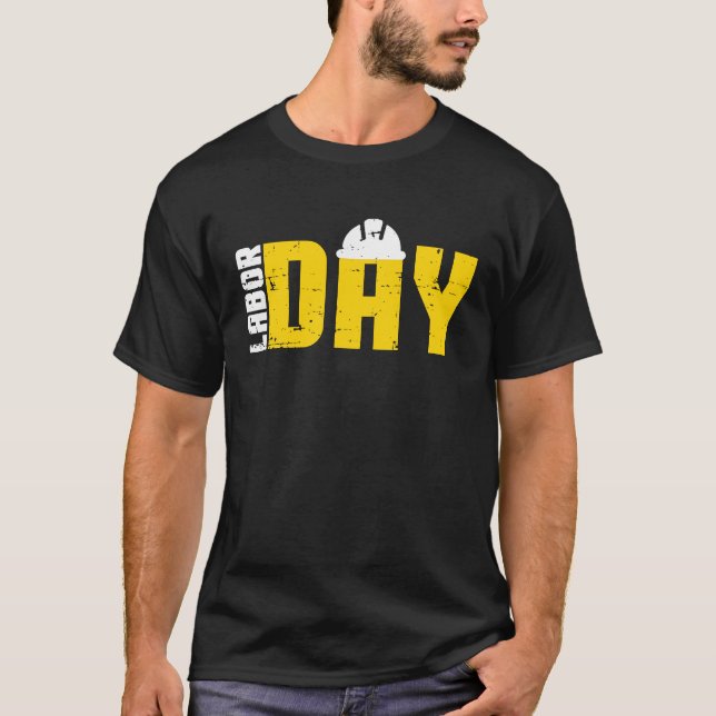 Happy Labour Day Engineer Gewerkschaft Worker Labo T-Shirt (Vorderseite)