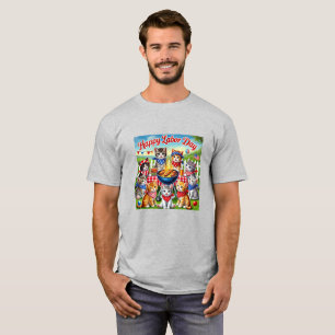 Happy Labour Day Kittens T - Shirt