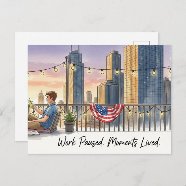 Happy Labour Day Postcard Postkarte (Vorne/Hinten)