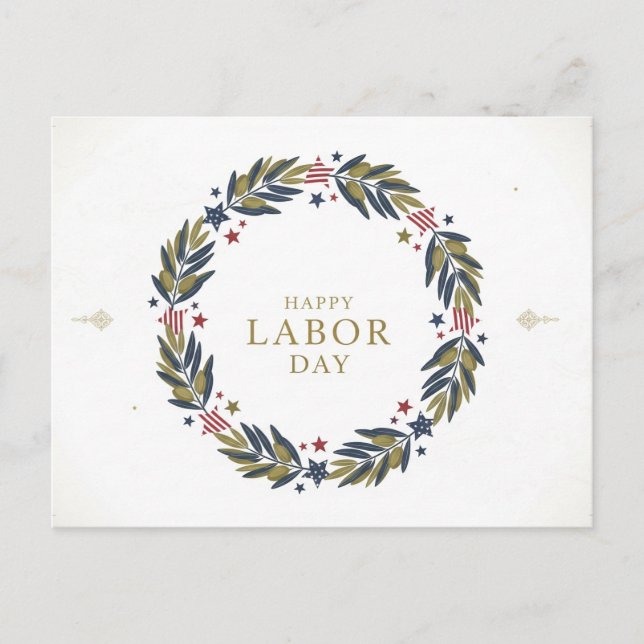Happy Labour Day Postcard Postkarte (Vorderseite)