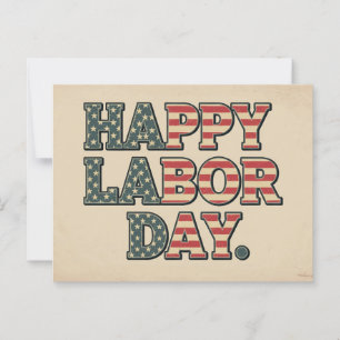Happy Labour Day Postcard Postkarte