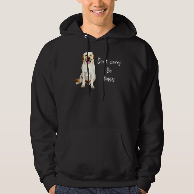Happy Labrador Hoodie (Vorderseite)