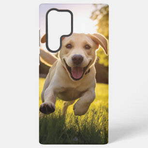 Happy Labrador Puppy Running Samsung Galaxy Hülle