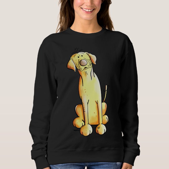 Happy Labrador Retriever 57 Sweatshirt (Vorderseite)