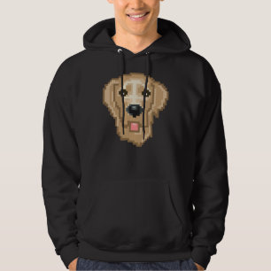 Happy Labrador Retriever Pixel Hoodie