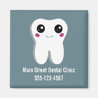 Happy Lächeln Dental Tooth Niedlich Business