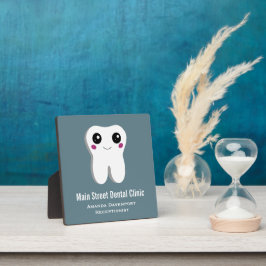 Happy Lächeln Dental Tooth Niedlich Fotoplatte