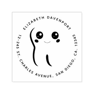 Happy Lächeln Dental Tooth Niedlich Permastempel