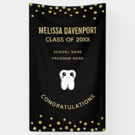 Happy Lächeln Dental Tooth Niedlicher Abschluss Banner