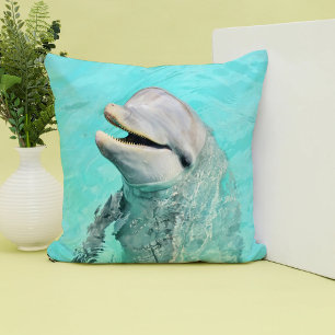 Happy Lächeln Dolphin Throw Kissen