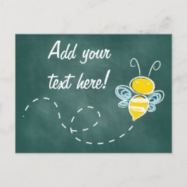 Happy Lächeln Jolly Biene Feiertagspostkarte