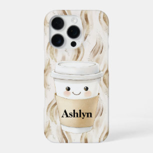 Happy Lächeln Papier Cup iPhone 16 Pro Hülle