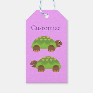 Happy Lächeln Schildkröte Thunder_Cove Geschenkanhänger