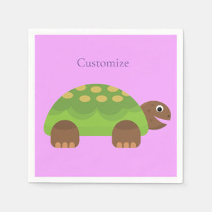 Happy Lächeln Schildkröte Thunder_Cove Serviette
