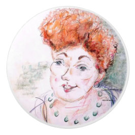 Happy Lady Keramikknauf