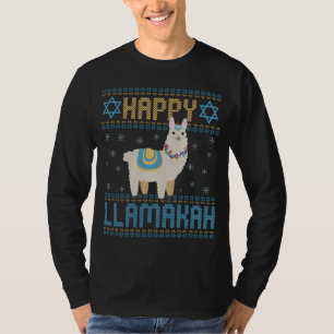 Happy Lamakah Funny Jewish Hanukkah Lama Geschenk T-Shirt