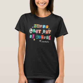 Happy last day day of school Groovy Counselor Life T-Shirt
