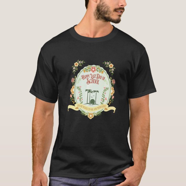 Happy last day day of School Story Book Style T-Shirt (Vorderseite)