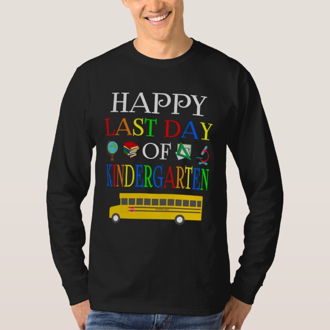 Happy Last Day Of Kindergarten 2023  Teachers Stud T-Shirt (Vorderseite)