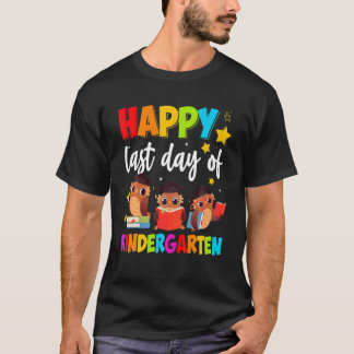 Happy last day of Kindergarten Lehrer Student Jung T-Shirt