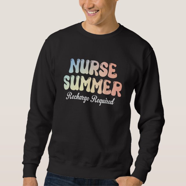 Happy last day of medical nurse student graduation sweatshirt (Vorderseite)