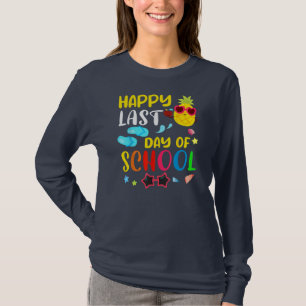 Happy Last Day Of School Teacher Student Summer T-Shirt