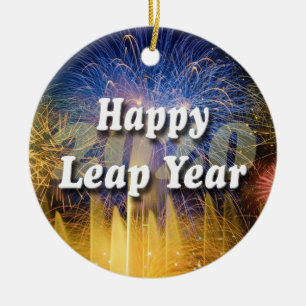 Happy Leap Year 2020 Keramik Ornament